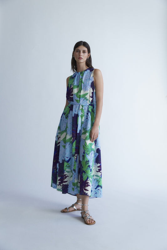 FLOWER PRINT SUMMER DRESS | MULTICOLOUR