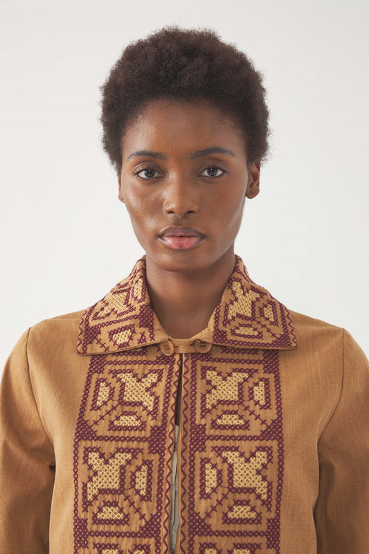 BERENICE JACKET | RUST