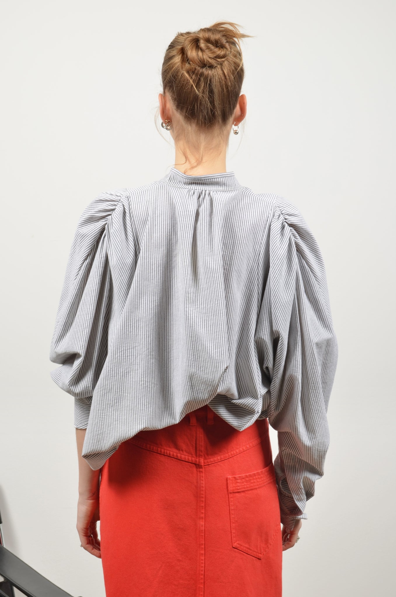 BONNIE blouse | GREY STRIPES