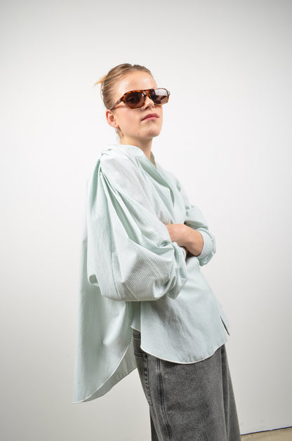 BONNIE blouse | MINT STRIPES