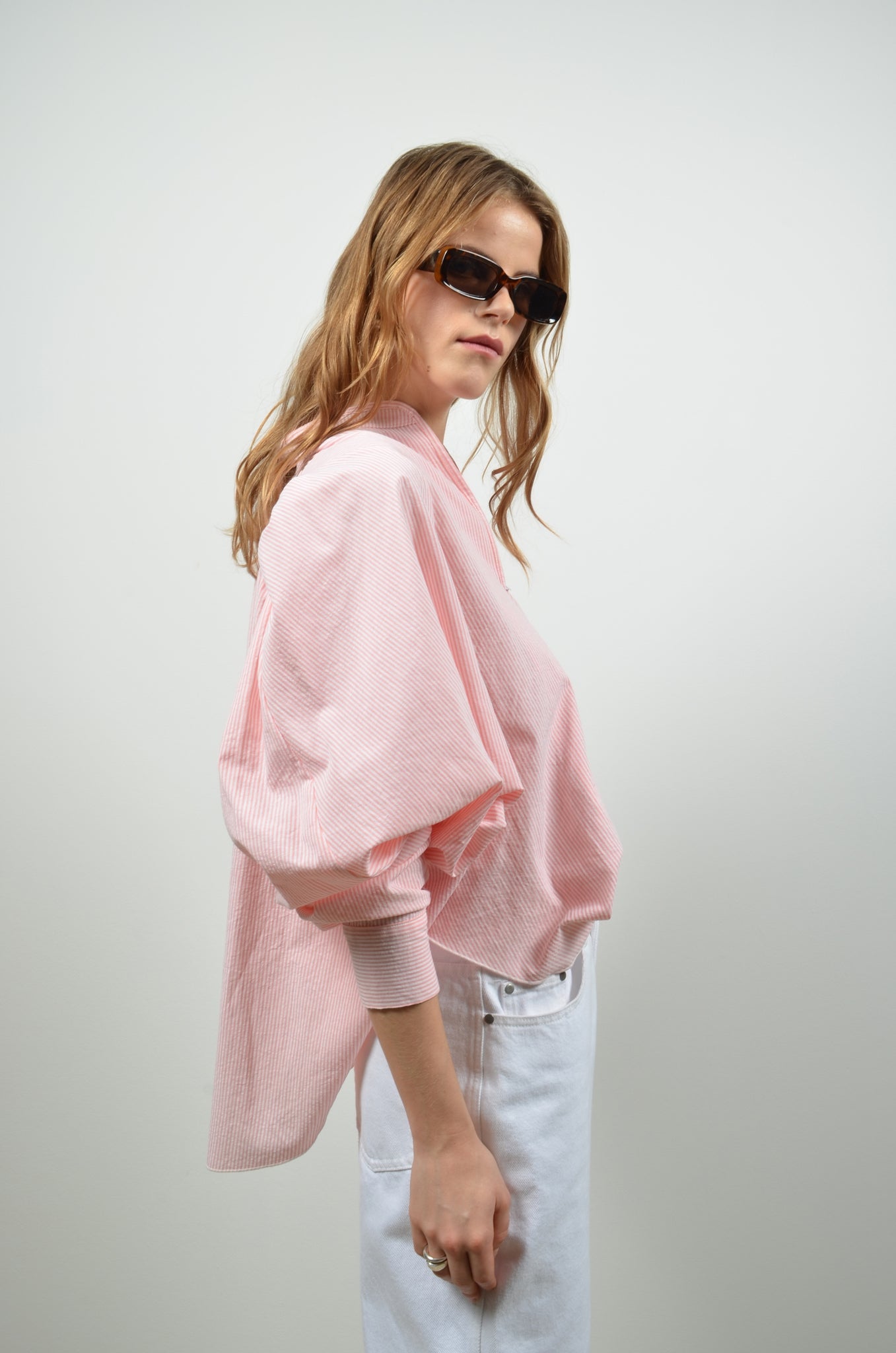 BONNIE blouse | PINK STRIPES