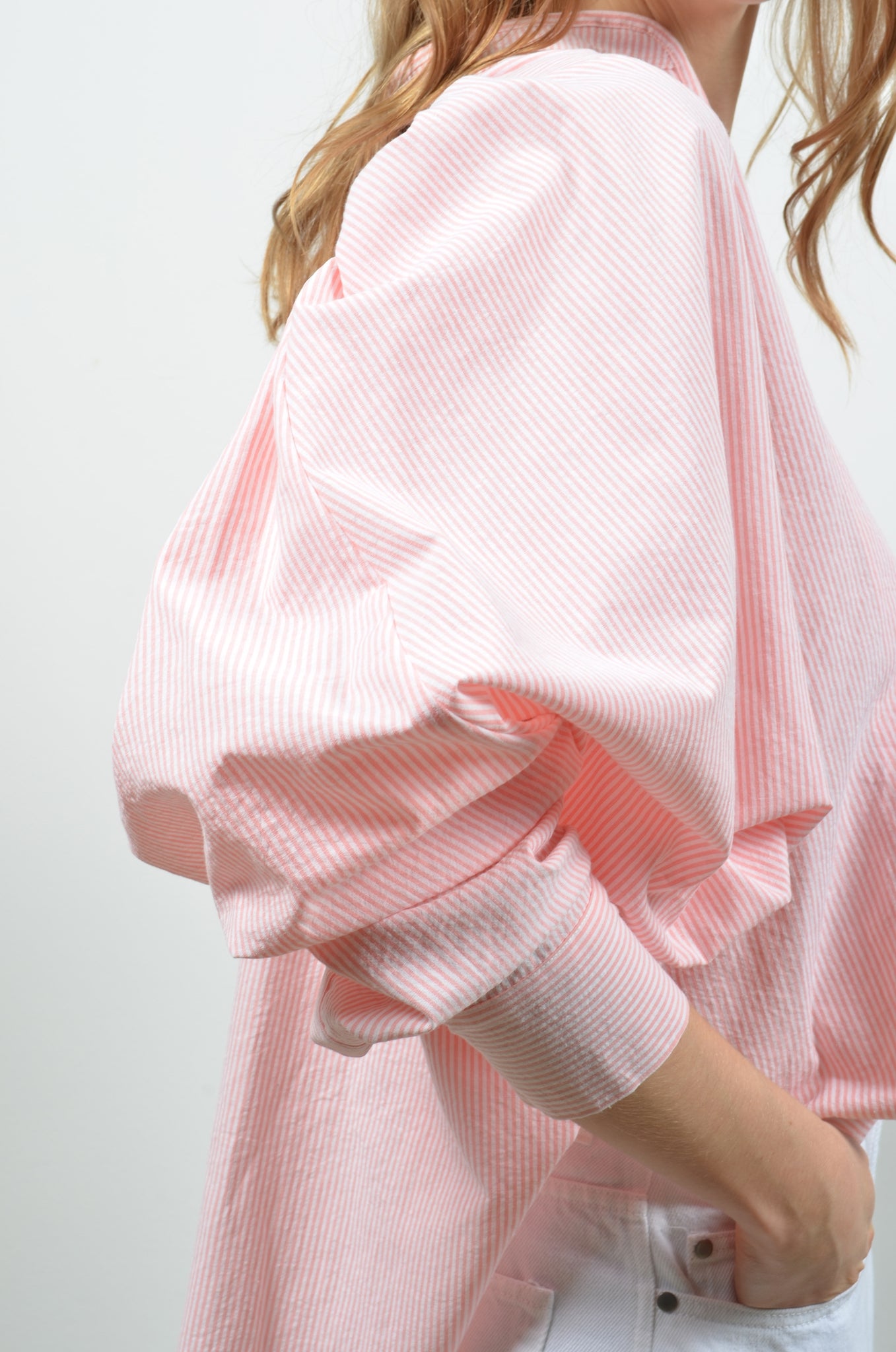 BONNIE blouse | PINK STRIPES
