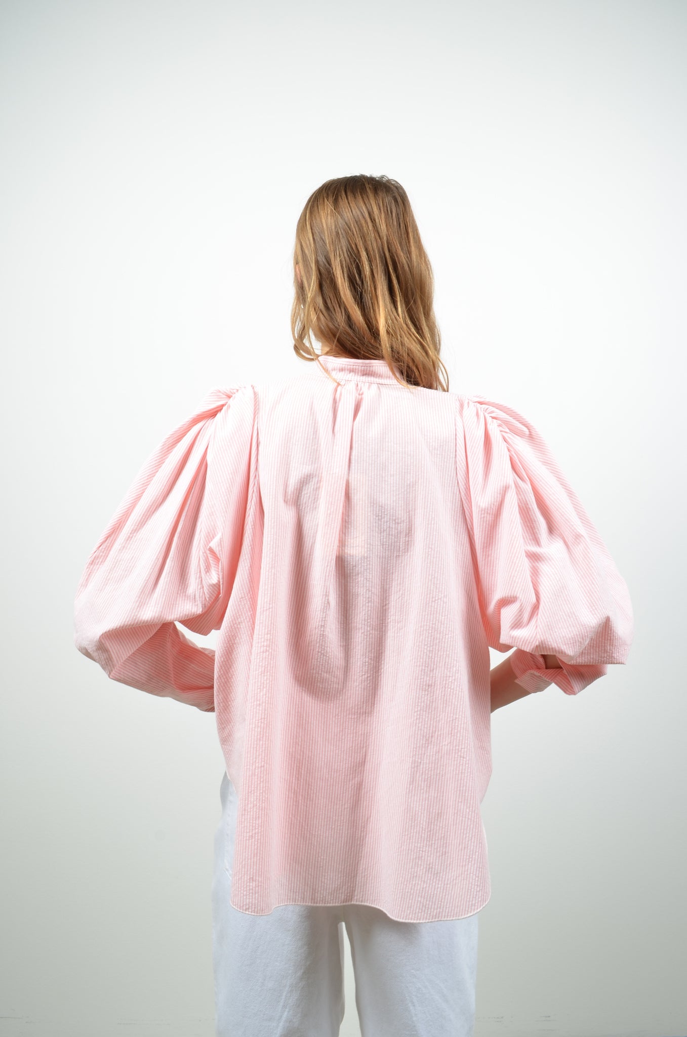 BONNIE blouse | PINK STRIPES