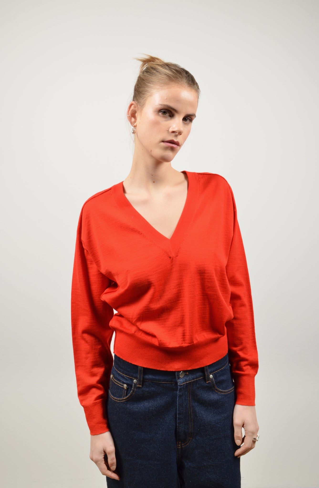 KORINNE pullover | VERMILLON RED