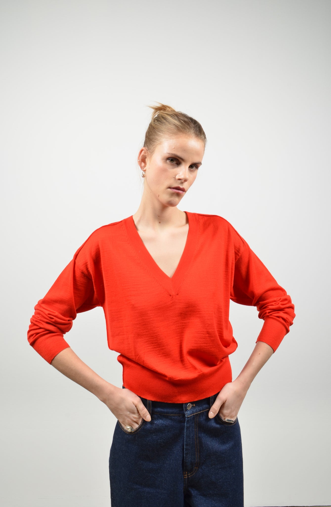 KORINNE pullover | VERMILLON RED