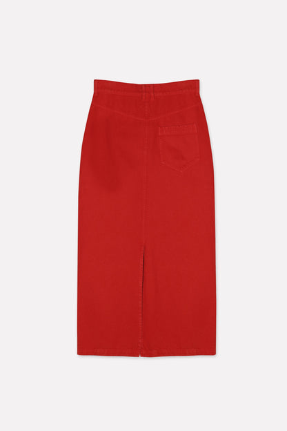 SAMIA skirt | LIPSTICK RED