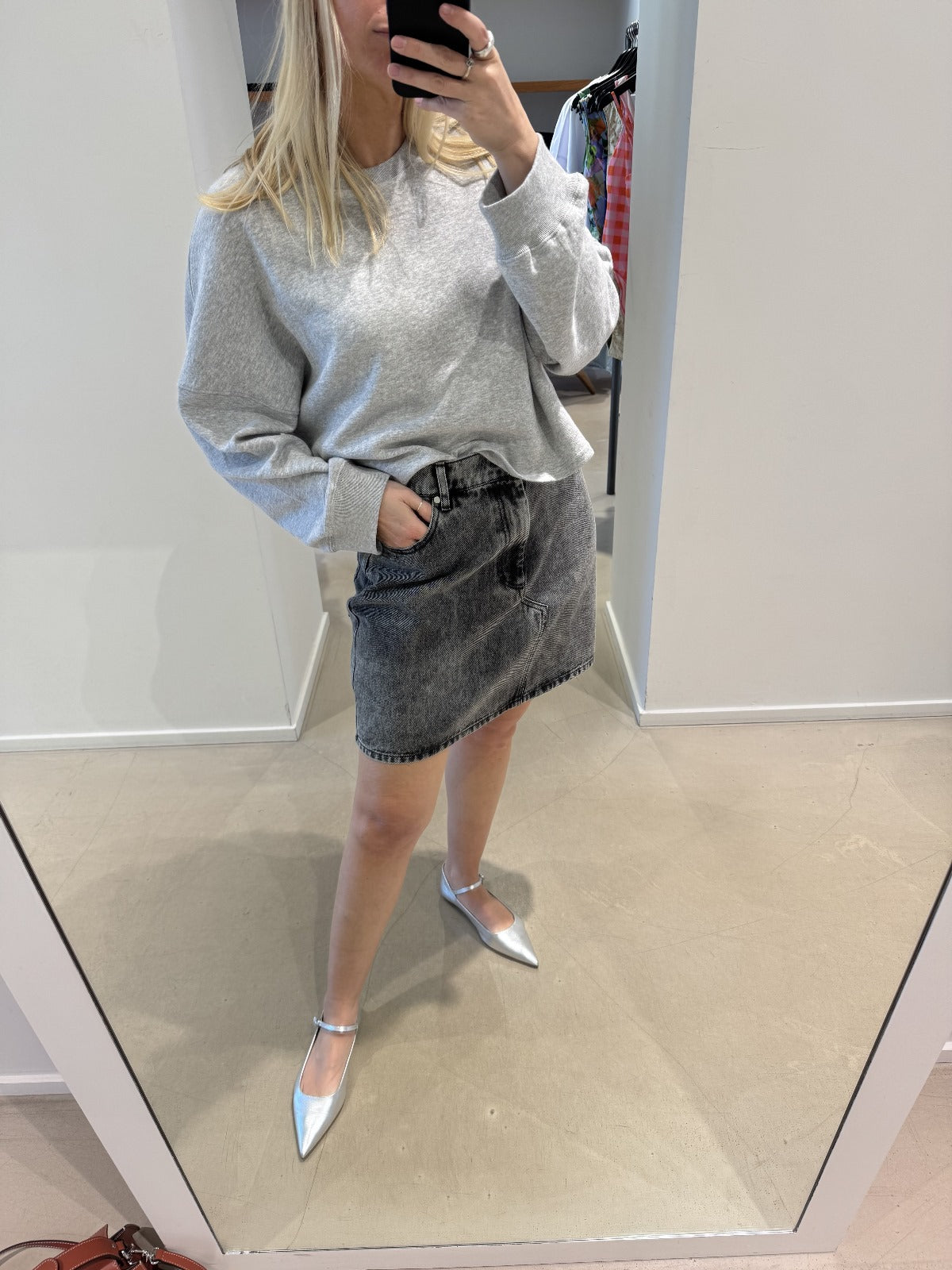 SANDRA skirt | ASH GREY