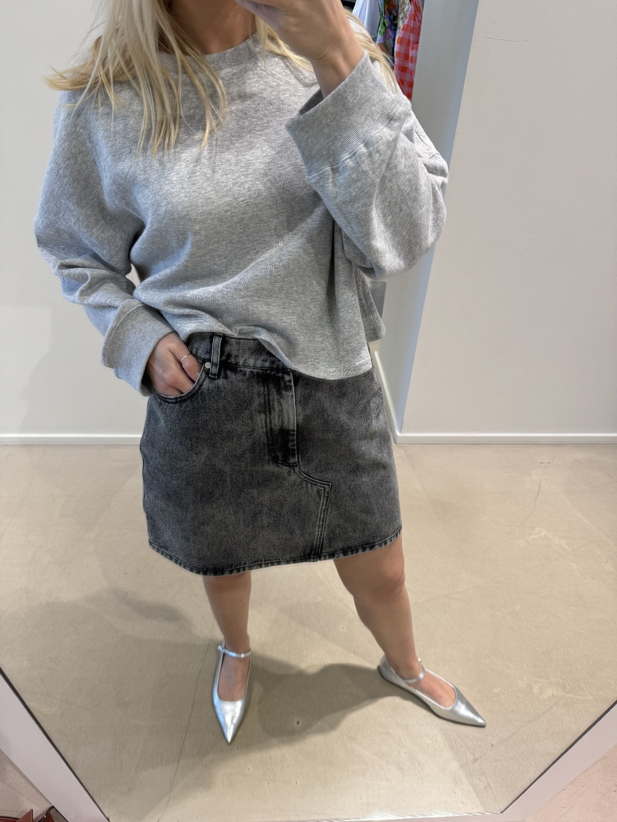 SANDRA skirt | ASH GREY