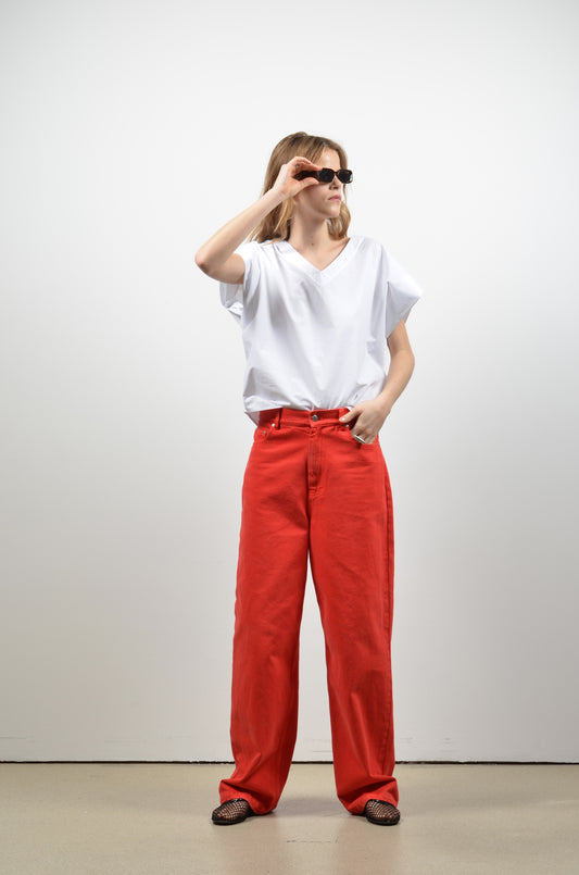 TUBAV top | OPTICAL WHITE