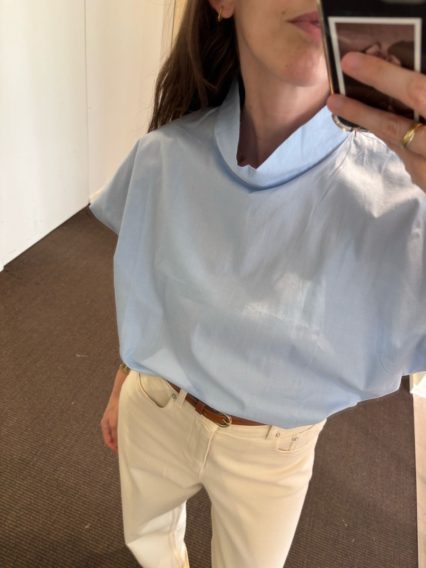 TUBA top | LIGHT BLUE
