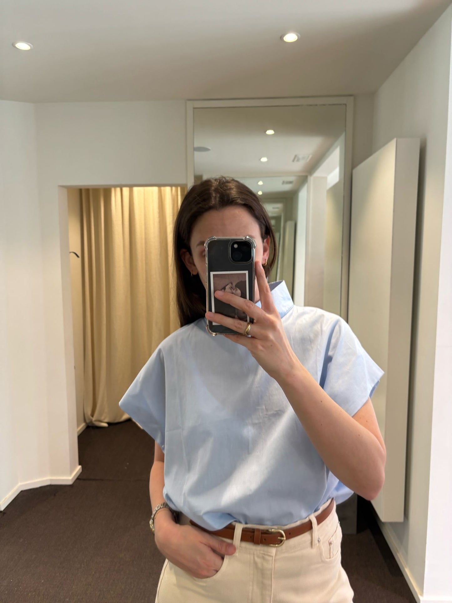 TUBA top | LIGHT BLUE