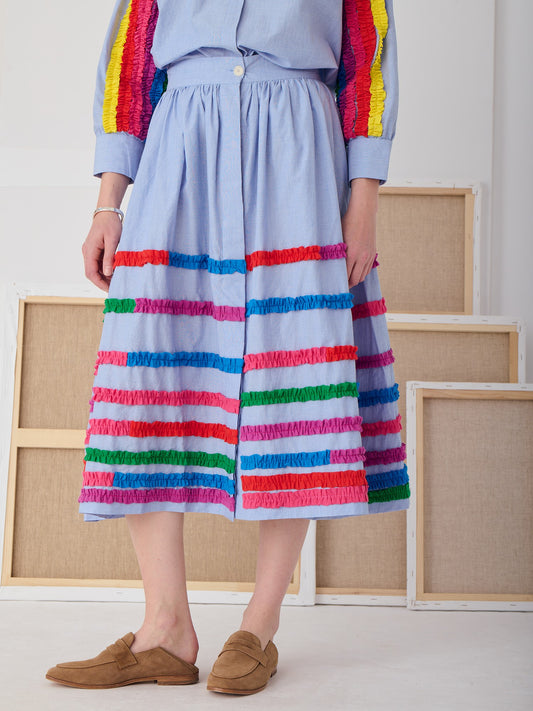 SKIRT MONA | LIGHT BLUE