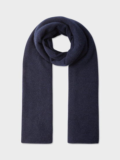 CASHMERE TRAVEL WRAP | NAVY