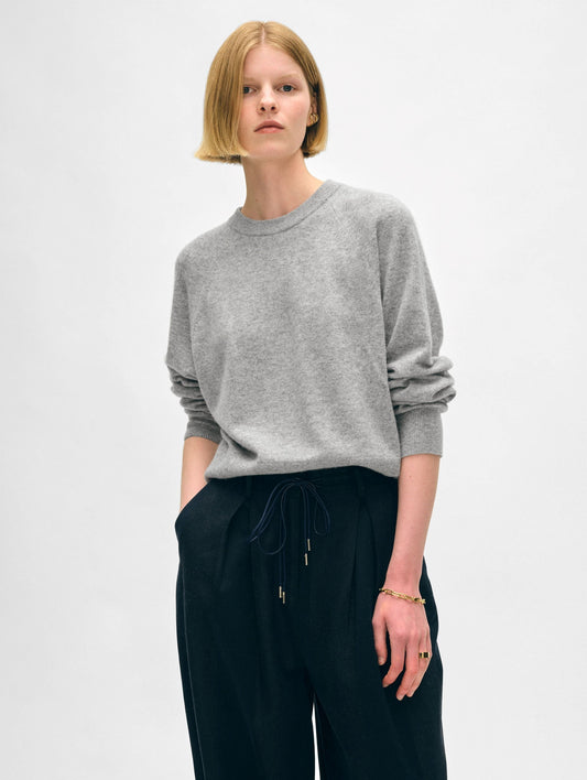 CASHMERE SWEATSHIRT | GREY