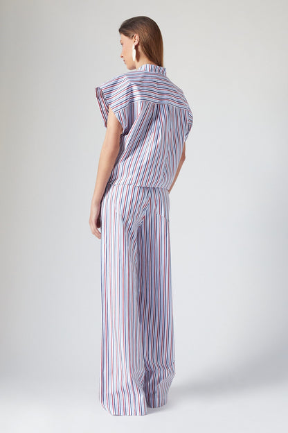 CARTER TOP | RED-NAVY STRIPES