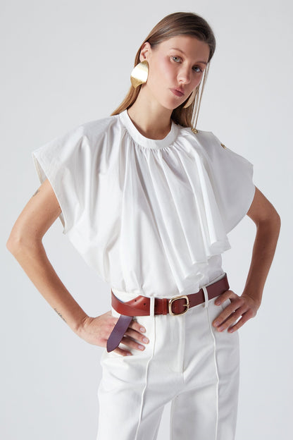 VIVI TOP VOILE | WHITE