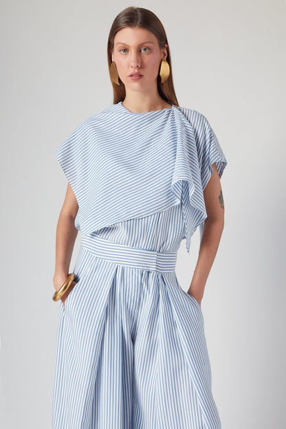 WINONA TOP | LIGHT BLUE STRIPES
