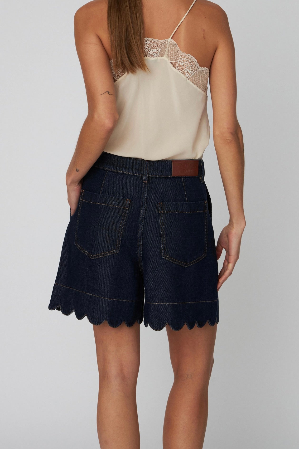 BLUE DENIM SHORTS | DENIM BLUE