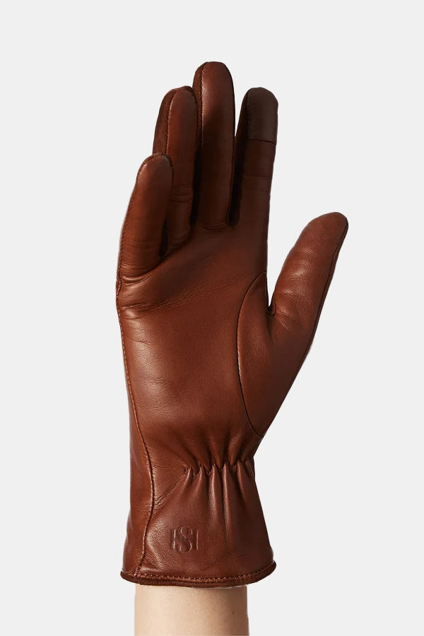 LEATHER GLOVES | SADDLE BROWN