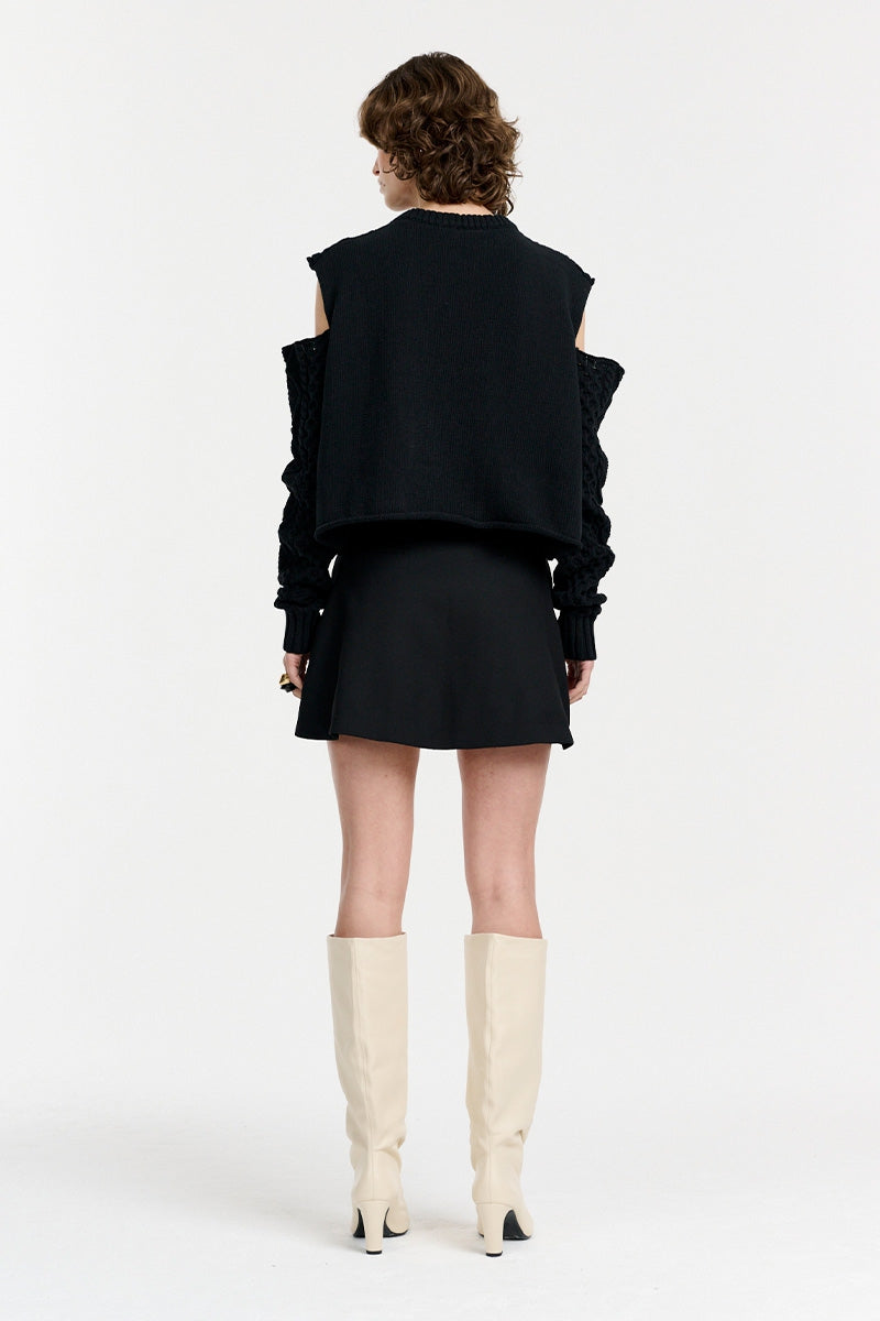 HARPER KNIT SWEATER | BLACK